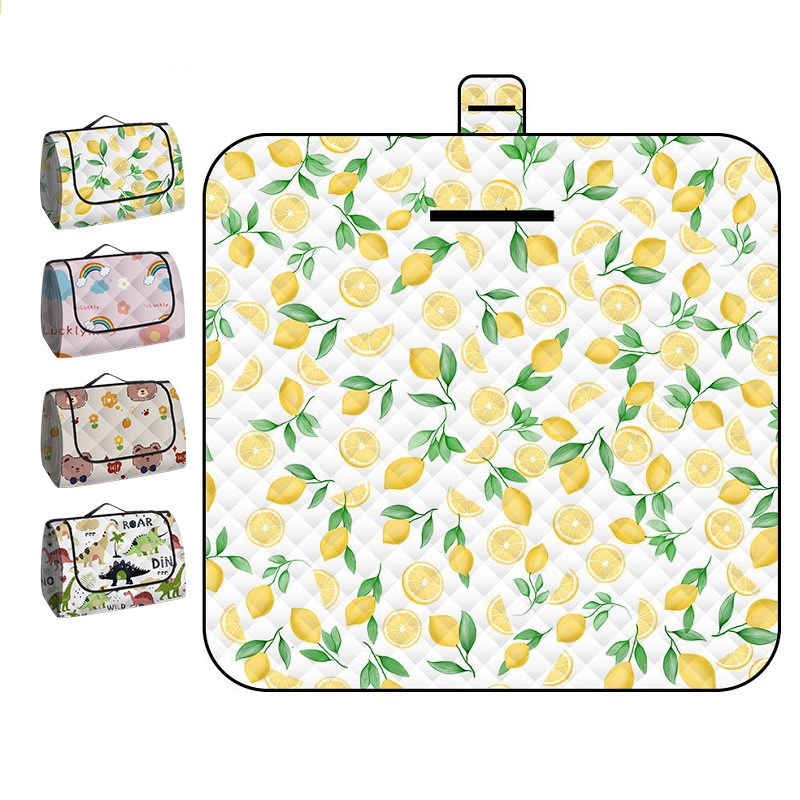 Repotting Mat - 150*200 センチメートルポータブルピクニックマット屋外折りたたみ厚みビーチマット防湿防水キャンプブランケットベビーアクティビティマット