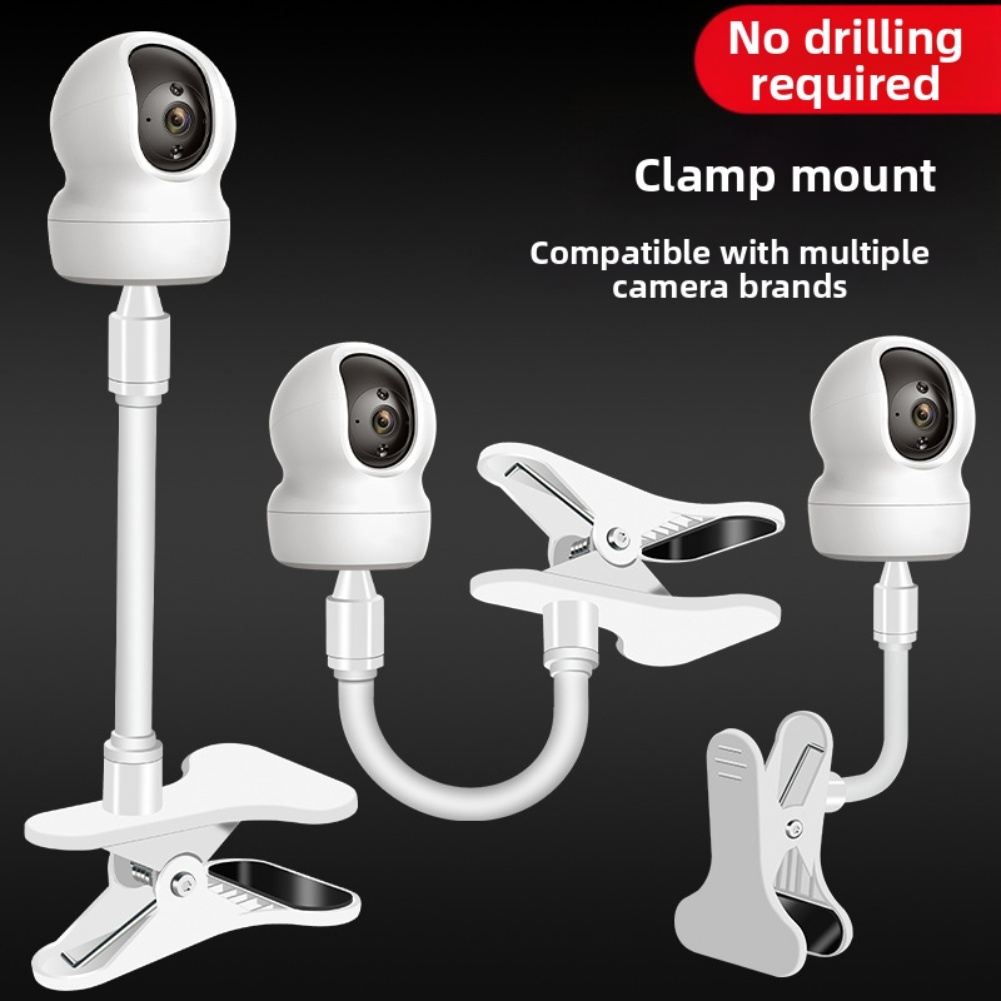Tp-Link Camera Tapo C210 - 柔軟なカメラクランプマウントベビーカメラホルダースタンド TP-Link 用 Tapo C200/C210/C220/C201/C202/C211 曲げ可能なブラケットベース