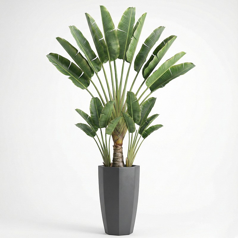 Fiddle Leaf Fig - 高シミュレーションプラスチック製フィドルリーフフィグツリー人工盆栽フィカス・リラータ耐水性エコフレンドリー屋内外兼用