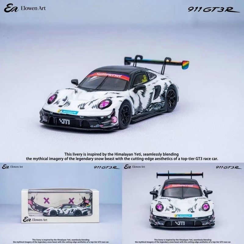 Monstera - エローウェン・アート 1/64 ポルシェ 911 GT3R スノーモンスター