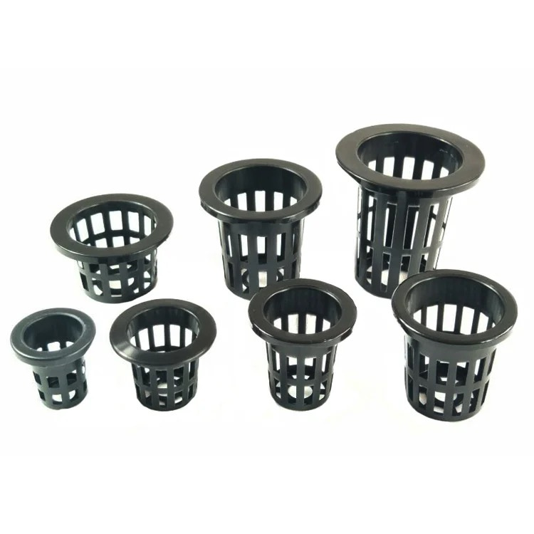 Plant Pot - 40 # 2インチ60MM温室用土を使わないネットポット栽培水耕栽培アクアポニックスメッシュカップ植え付けバスケット
