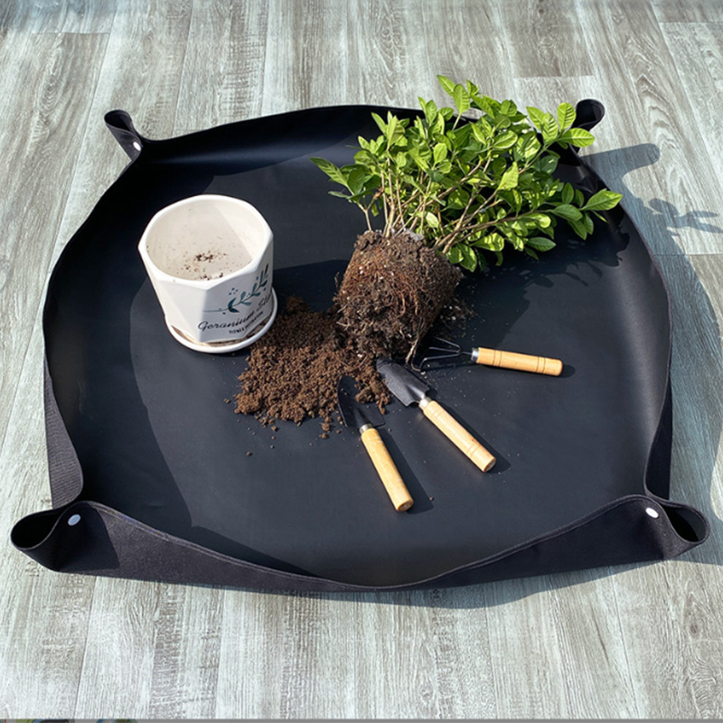 Repotting Mat - 庭折りたたみ植栽パッド 32 センチメートル - 100 センチメートル再利用可能な庭植木鉢アクセサリー家庭園芸用品移植パッド