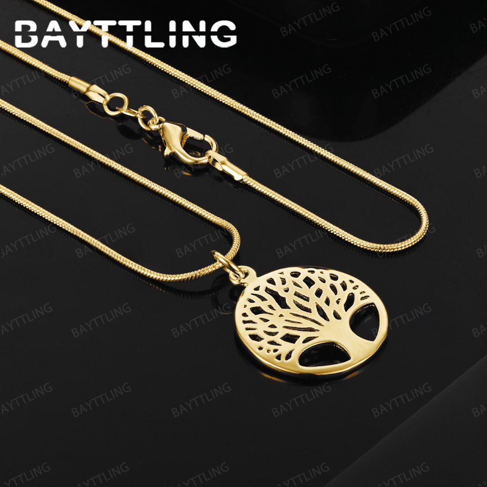 Snake Plant - 925 スターリングシルバー 18K ゴールド 16-30 インチ
