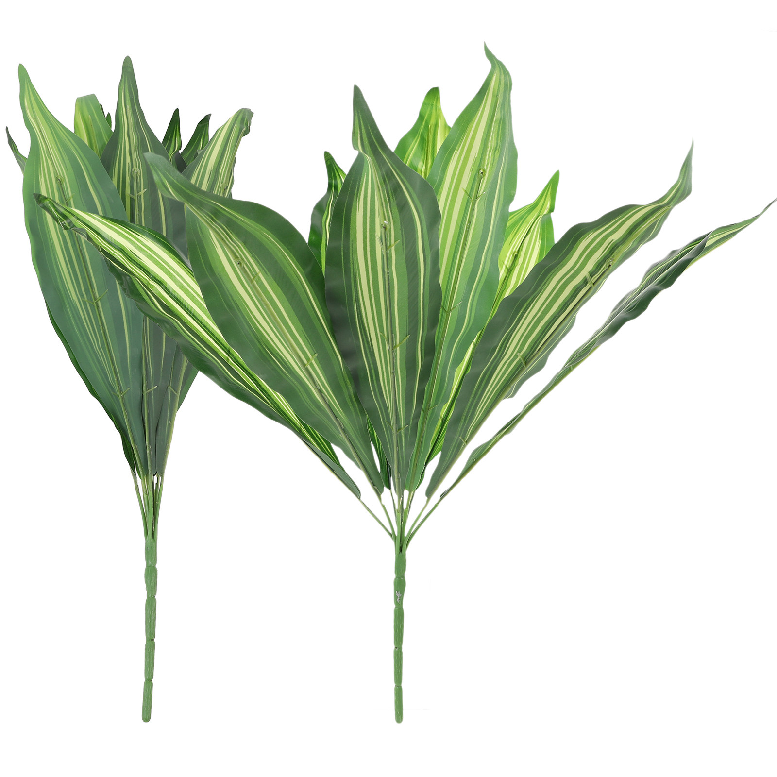 高級感のある人工蛇草2本セット。リアルな見た目で、手入れが簡 - Snake Plant のレビューと価格