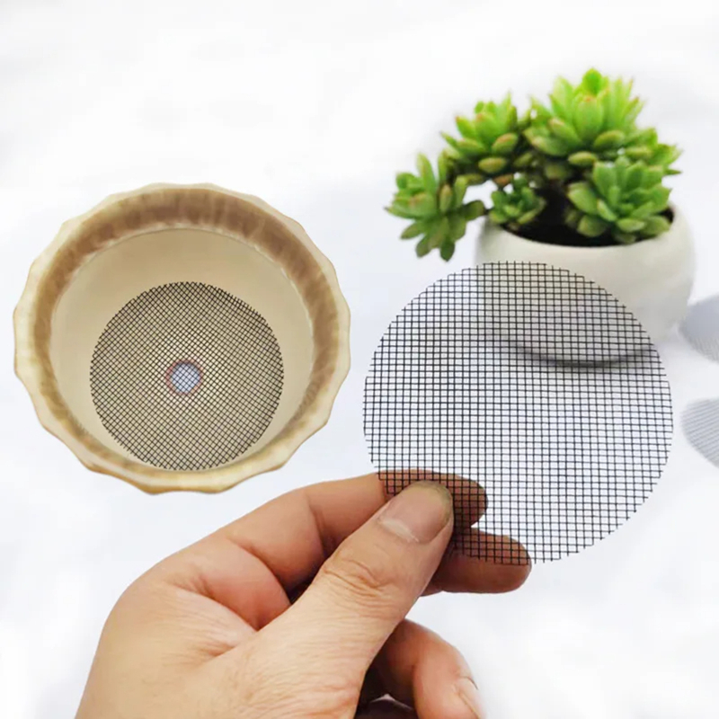 ポット穴メッシュパッドマットグリッドラウンド排水穴スクリーン - Repotting Mat のレビューと価格