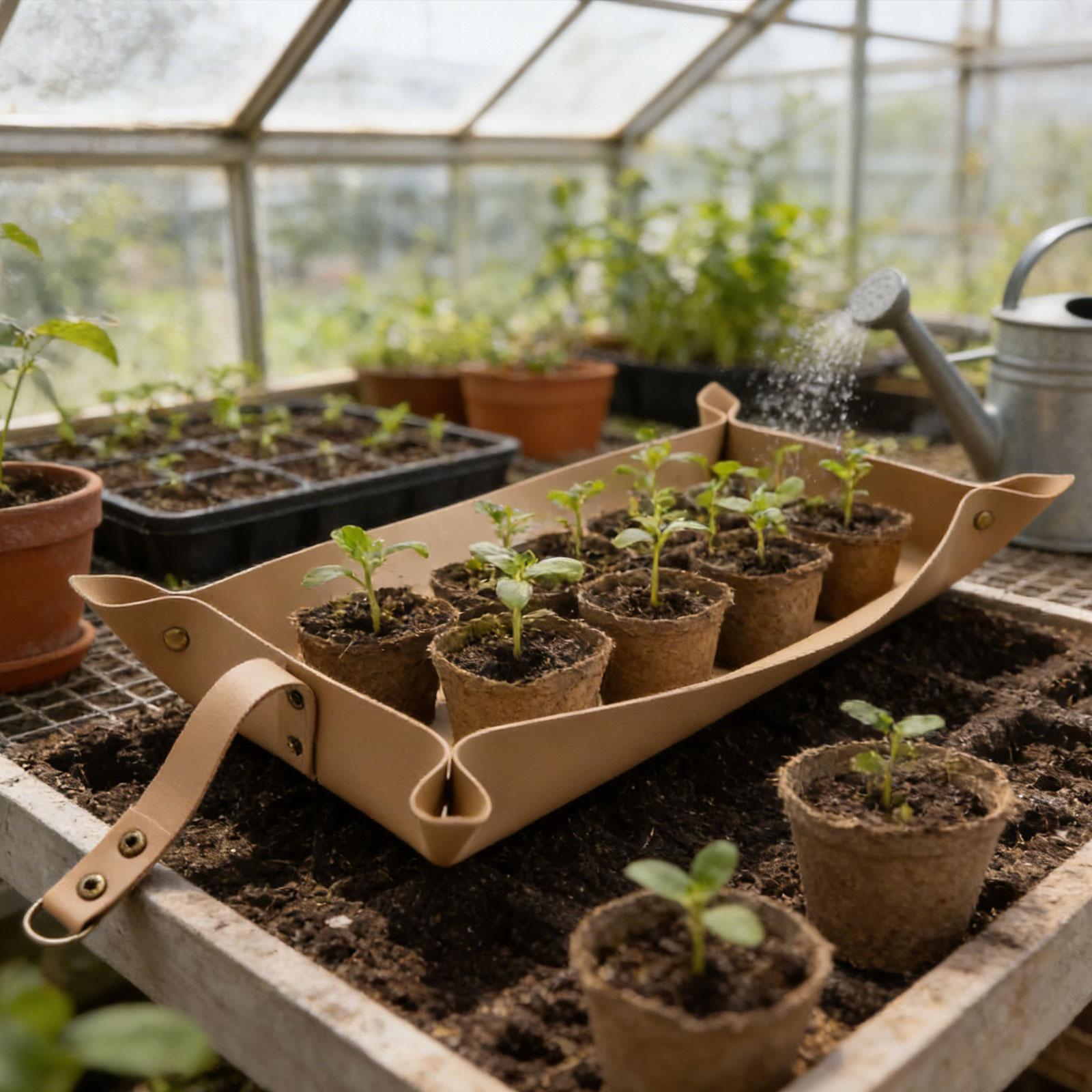 植物の植え替えマット 植物の植え付けトレイ 丈夫な折りたたみ - Repotting Mat のレビューと価格
