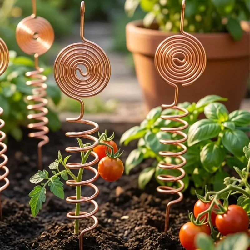 電気栽培用銅製支柱、コイルアンテナ、植物の生育を促進するガー - Plant Support Stake のレビューと価格