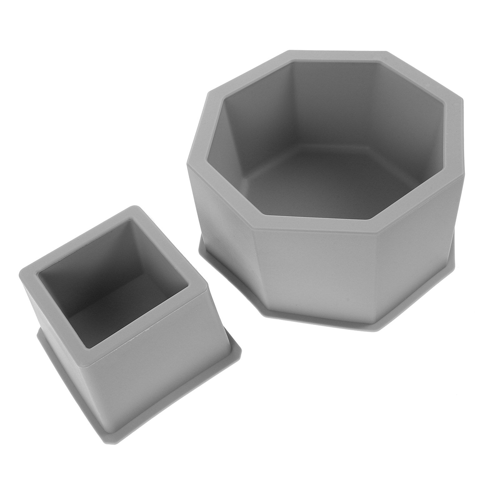 2個入り シリコン製コンクリートプランター型セット。モダンな - Succulent Set のレビューと価格