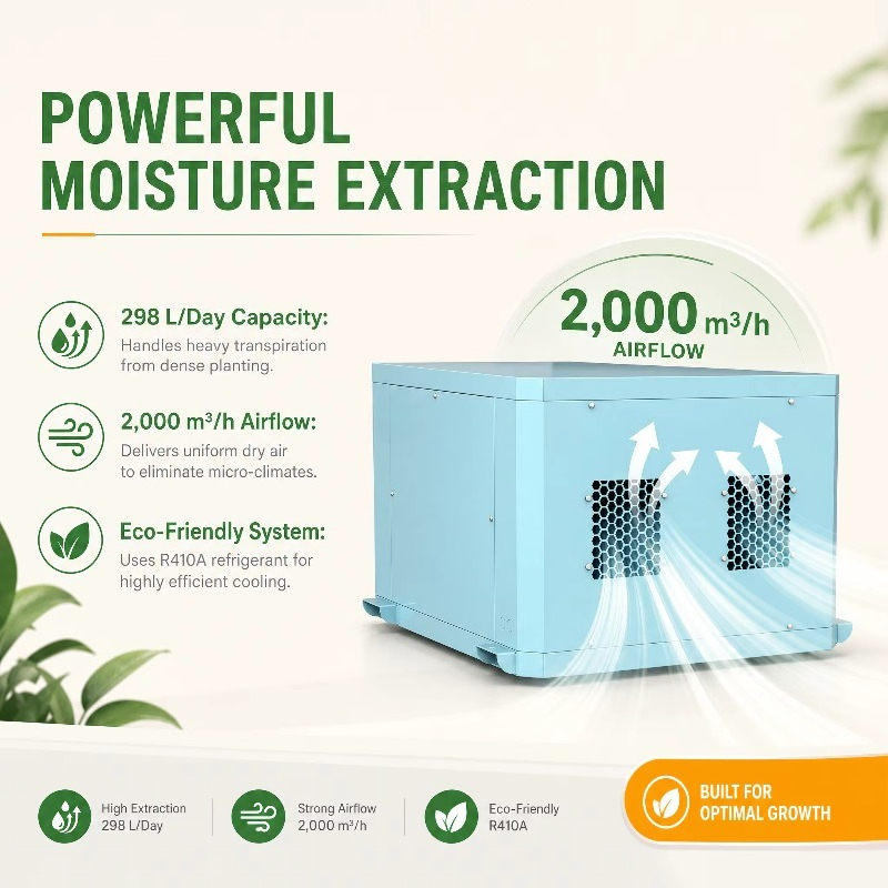 高性能な温室用除湿機。天井に取り付け可能で、商業施設の屋内栽 - Indoor Plants のレビューと価格